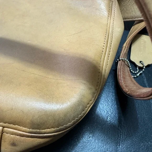 Coach Vintage Womens‎ Handbag Brown Leather Shoulder Bag - Picture 2 of 12